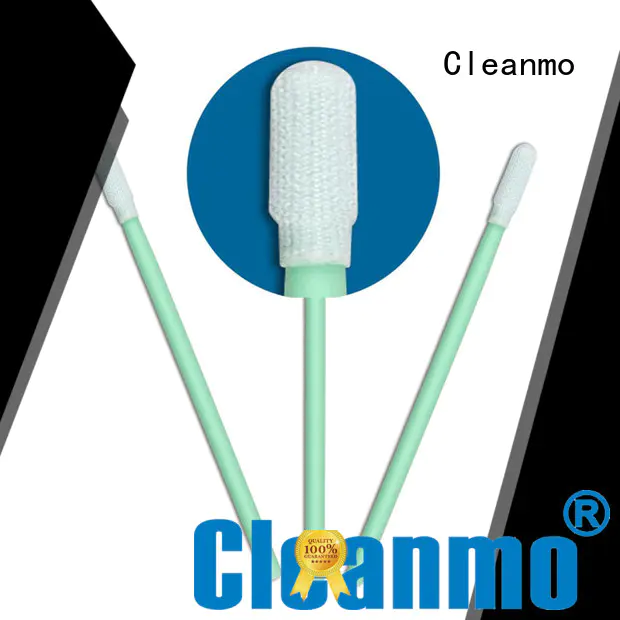 Cleanmo double-layer knitted polyester dacron swab factory for optical sensors