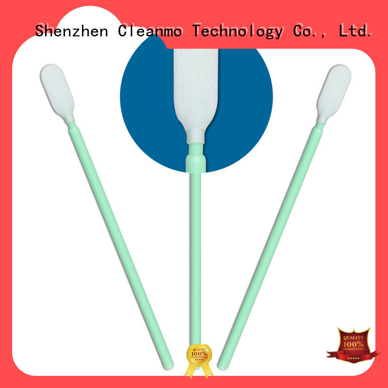 Cleanmo double layers of microfiber fabric sensor swab factory price for Micro-mechanical cleaning