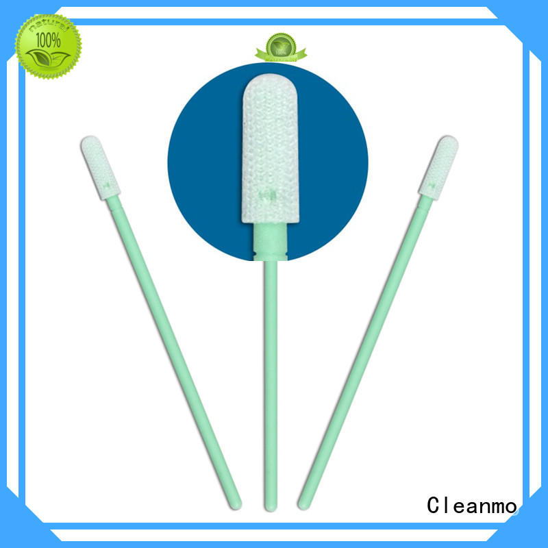 Cleanmo good quality Industrial polyester swabs wholesale for microscopes