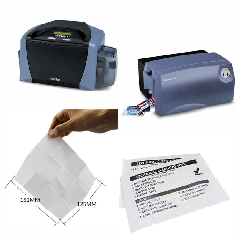 Cleanmo Non Woven fargo cleaning kit factory price for Fargo card printers-3