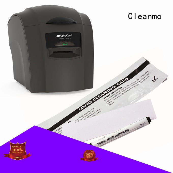 Cleanmo PP AlphaCard long T Cleaning Cards manufacturer for AlphaCard PRO 100 Printer