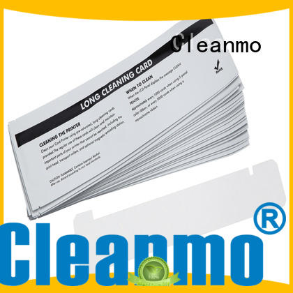Cleanmo pvc zebra cleaning card wholesale for ID card printers