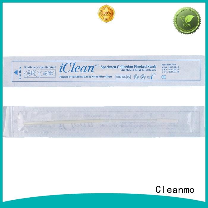 Cleanmo frosted tail of swab handle bacteria swabs supplier for molecular-based assays