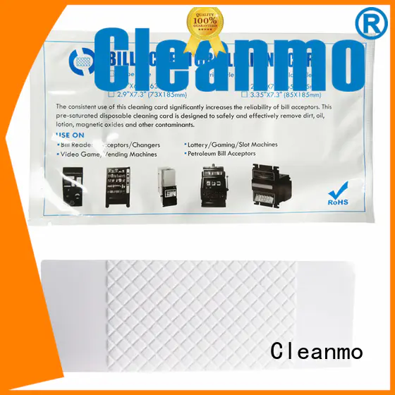 white cleaning credit card factory for readers Cleanmo