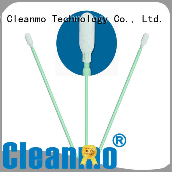 Cleanmo polypropylene handle esd swabs factory for printers