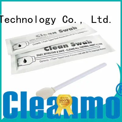 cleaning pre-saturated foam printer swabs Cleanmo Brand company