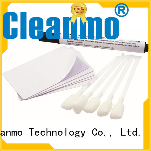 Cleanmo non woven printer cleaning kit factory price for Zebra P120i printer