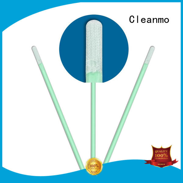 Cleanmo excellent chemical resistance Microfiber Industrial Swab Sticks factory price for Micro-mechanical cleaning