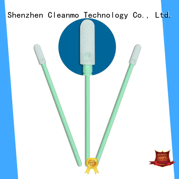 Cleanmo Polypropylene handle clean tips swabs supplier for general purpose cleaning