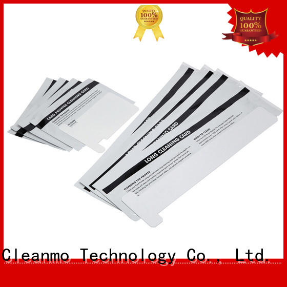 Cleanmo disposable zebra printhead cleaning wholesale for Zebra P120i printer