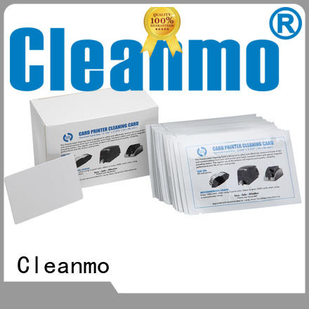 Cleanmo spunlace credit card cleaner wholesale for ATM machines