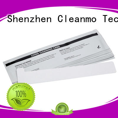 Cleanmo Aluminum foil packing zebra printer cleaning wholesale for ID card printers