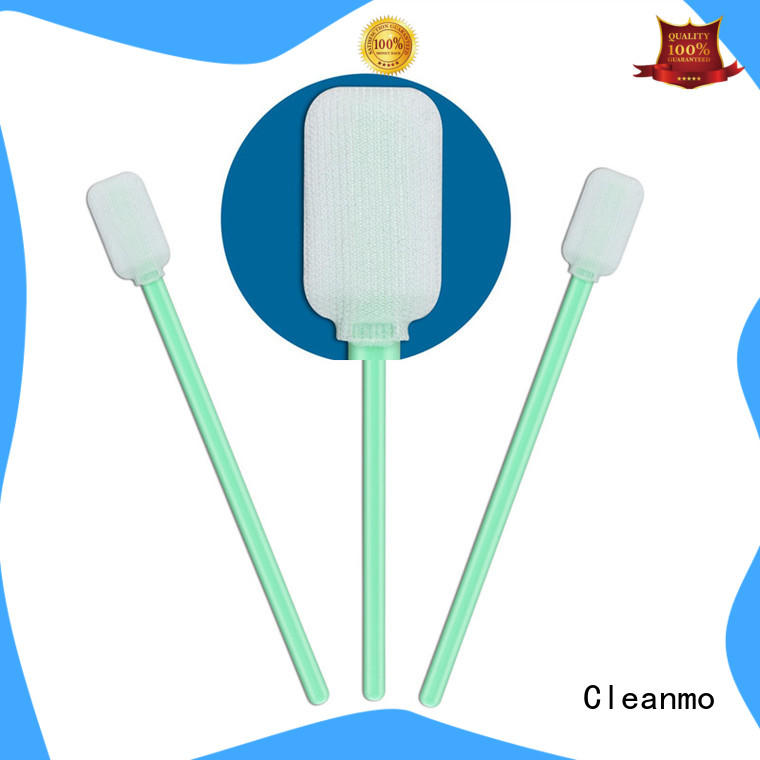 Cleanmo good quality Cleanroom polyester swab supplier for printers