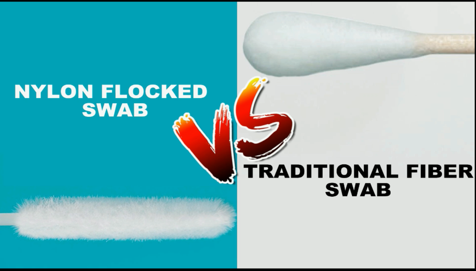 Comparison of nylon flocked swabs and traditional fiber swabs