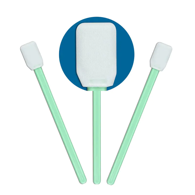 Cleanmo EDI water wash optical cotton swab supplier for general purpose cleaning