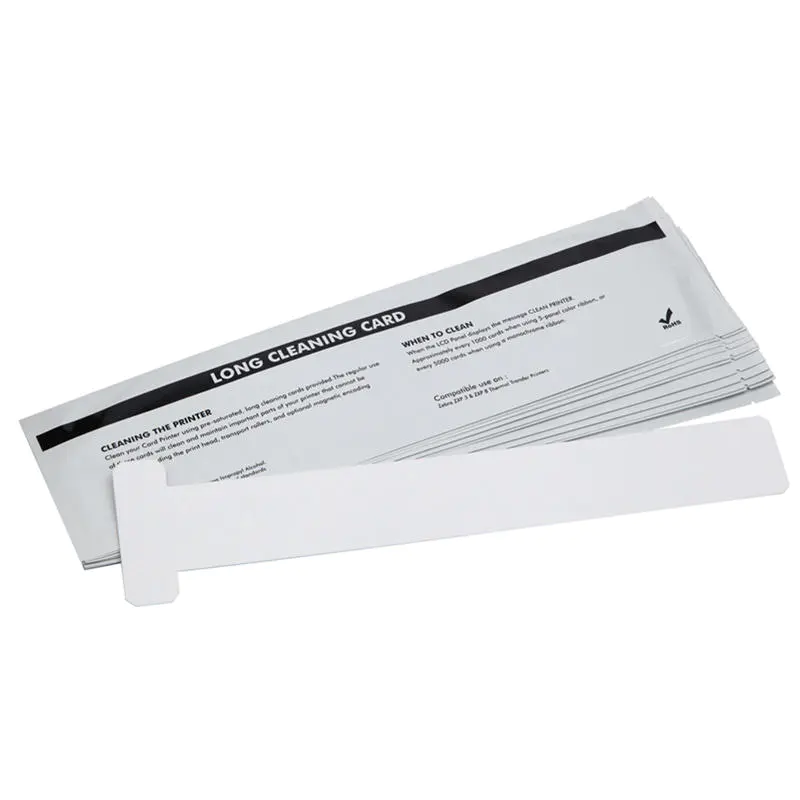 T shape long cleaning card