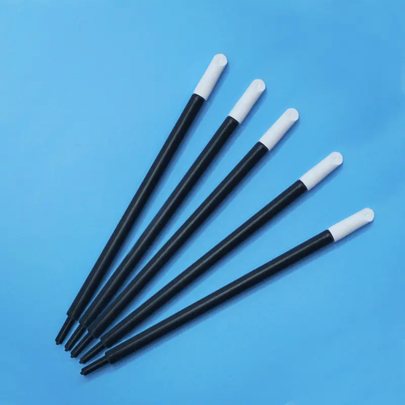 Custom bulk cotton swabs small ropund head supplier for Micro-mechanical cleaning
