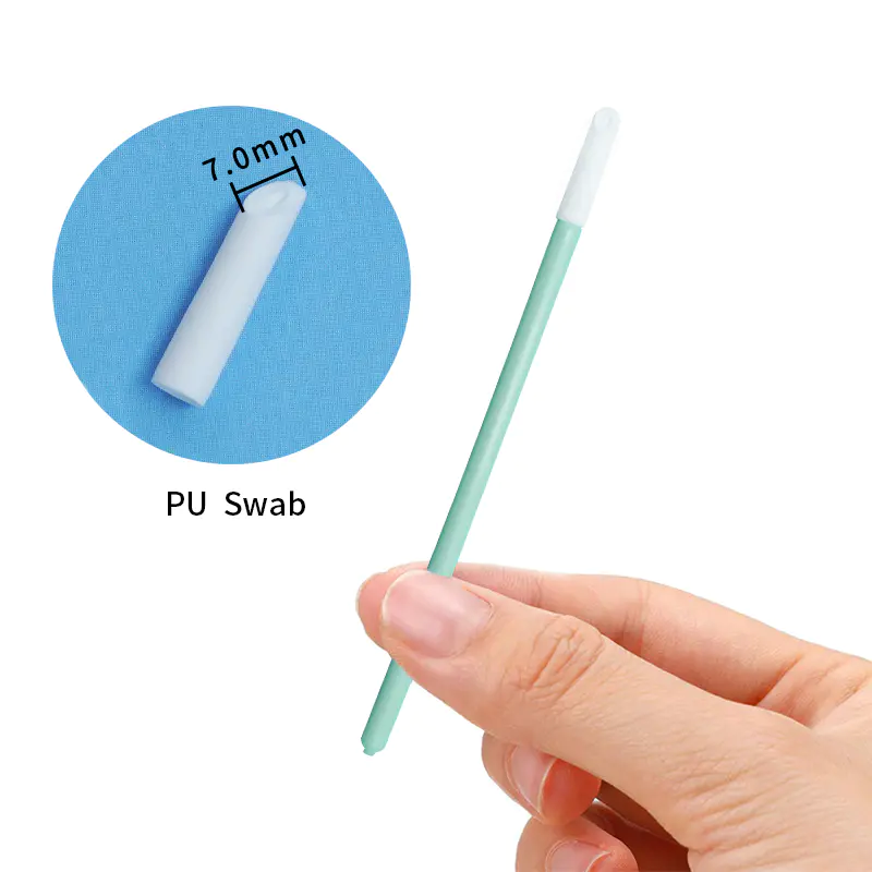 Cleanmo small ropund head cleanroom swabs factory price for excess materials cleaning