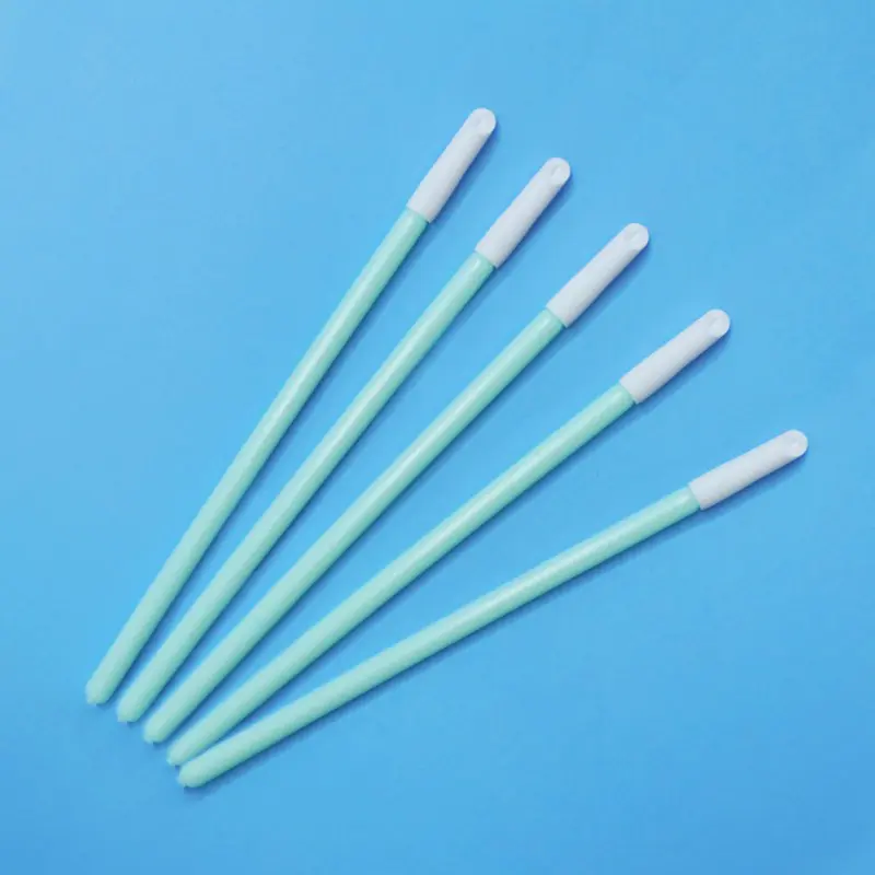 Cleanmo small ropund head cleanroom swabs factory price for excess materials cleaning