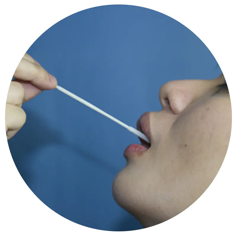 Cleanmo's Flocked Swabs for Oropharyngeal/ Oral Sampling