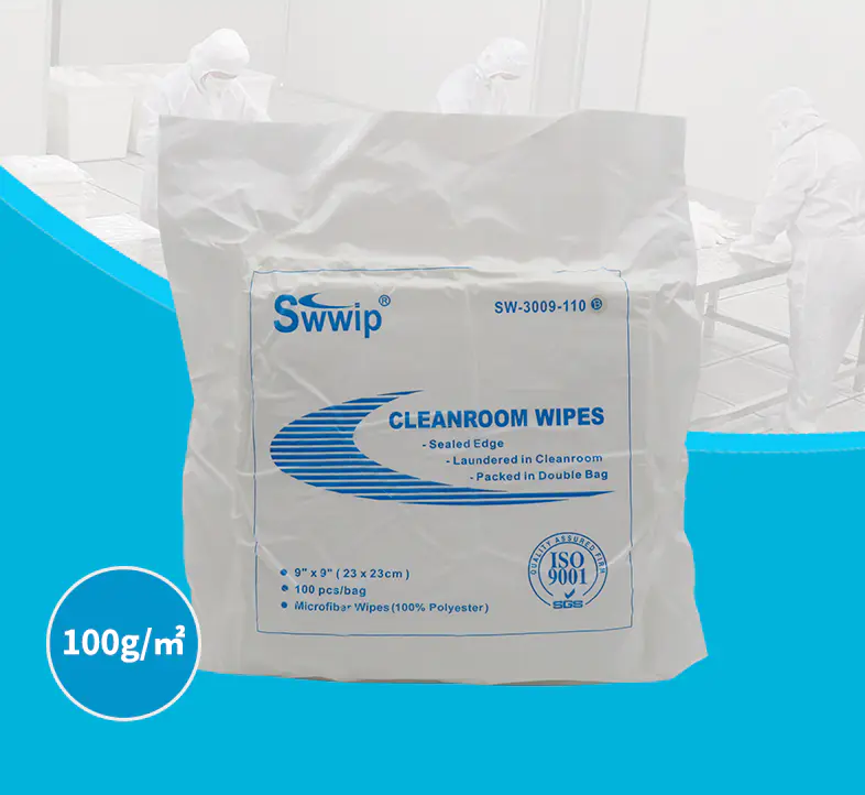100GSM Microfiber Cleanroom Wiper
