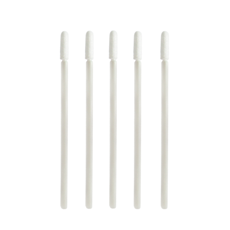 Bulk purchase custom medical cotton swab green handle wholesale for Micro-mechanical cleaning-1