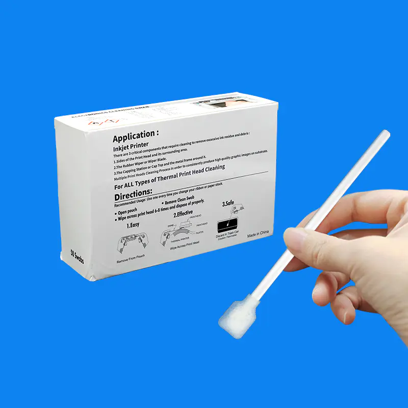 Custom high quality printhead cleaning swabs Sponge supplier for computer keyboards