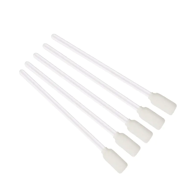 cost-effective q tips with wooden sticks Polyurethane Foam wholesale for Micro-mechanical cleaning