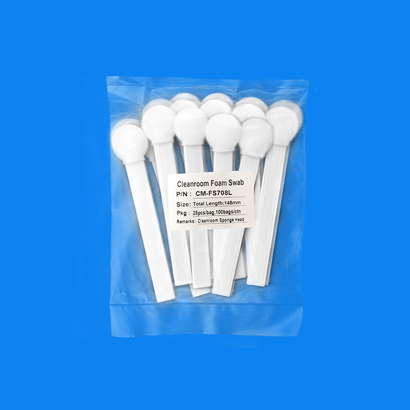 Bulk purchase OEM solvent cleaning swabs green handle manufacturer for Micro-mechanical cleaning
