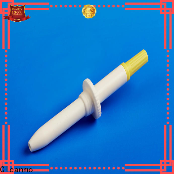 Cleanmo frosted tail of swab handle dna swab test supplier for hospital