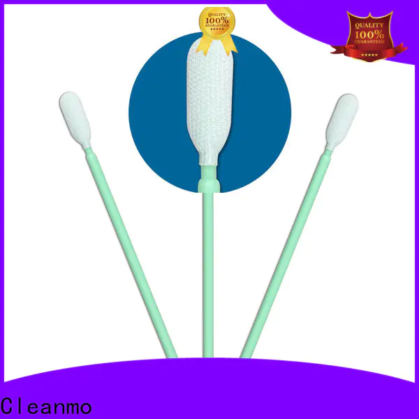 high quality polyester cleaning swabs flexible paddle supplier for microscopes