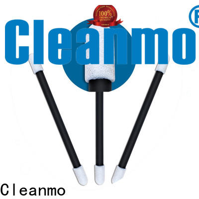 Cleanmo precision tip head organic cotton swabs supplier for Micro-mechanical cleaning
