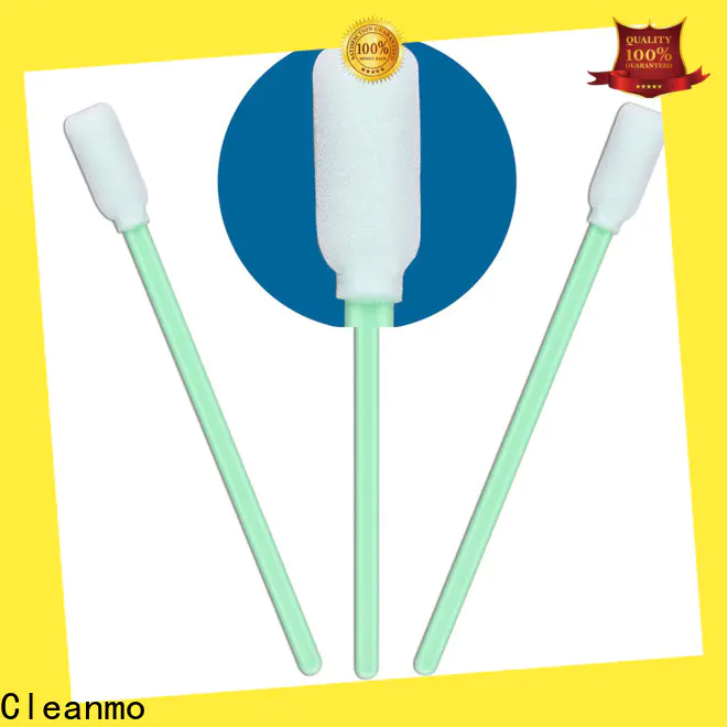Cleanmo ESD-safe Polypropylene handle giant cotton swab supplier for excess materials cleaning