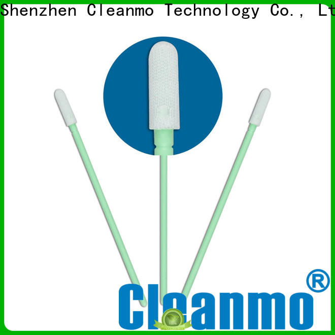 Cleanmo excellent chemical resistance optic cleaning swabs supplier for Micro-mechanical cleaning