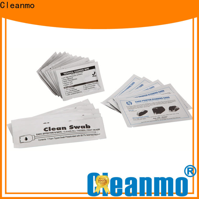 Cleanmo Aluminum Foil evolis cleaning kits factory price for Evolis printer