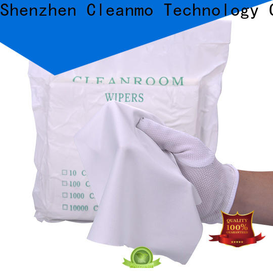 Cleanmo microfiber yarns microfiber lens wipes wholesale for chamber cleaning