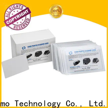 Cleanmo spunlace hotel door lock cleaning card wholesale for ATM machines