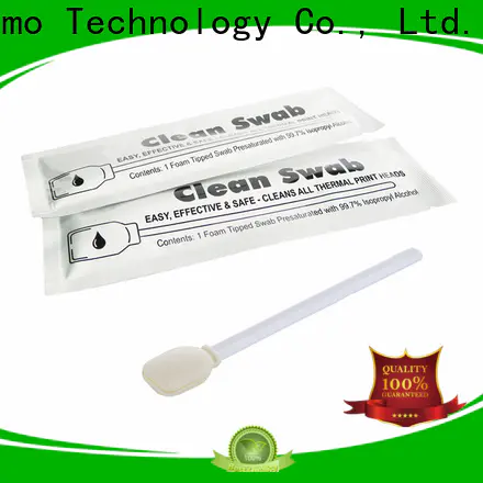 Cleanmo easy handling printhead cleaning swab manufacturer for Card Readers