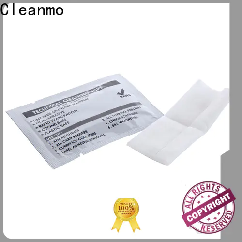 Cleanmo efficient Wet wipes supplier for Check Scanners