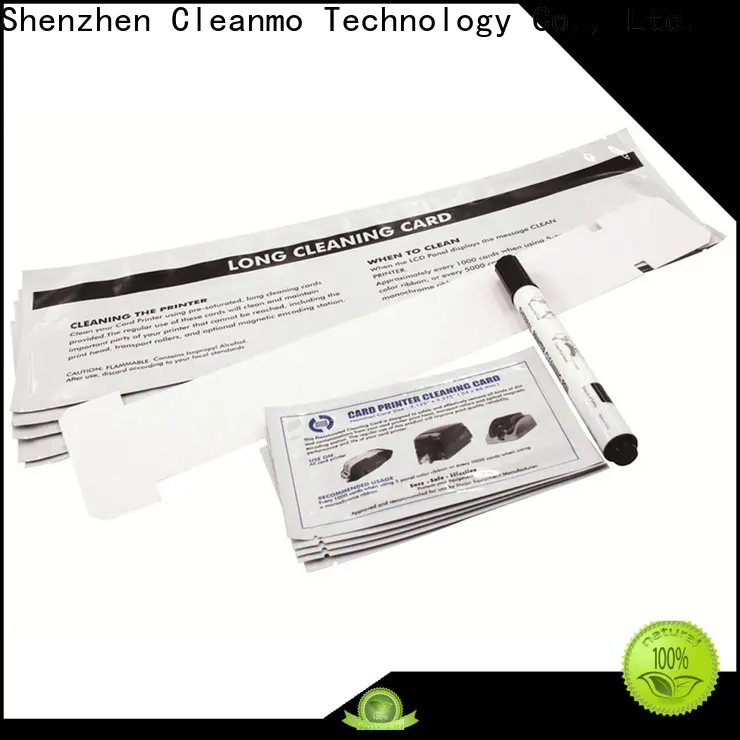 Cleanmo PVC Javeling cleaning cards supplier for J430i Printers