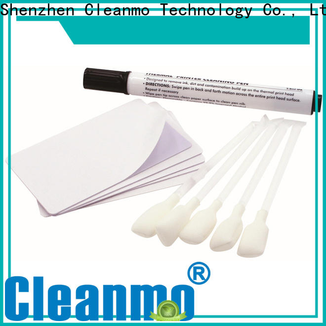 Cleanmo non woven cleaning thermal printer head wholesale for ID card printers
