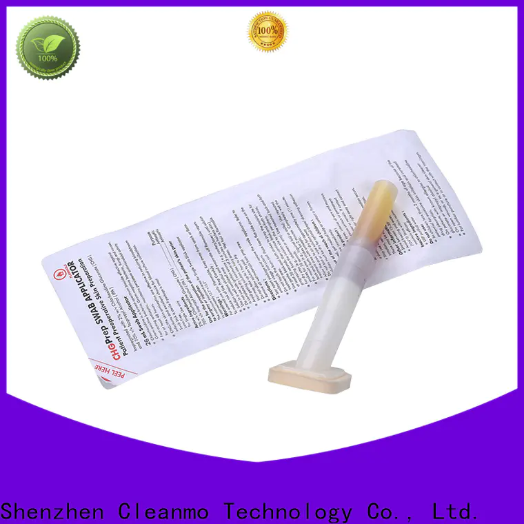 Cleanmo effective Medical Sterilized applicator supplier for surgical site cleansing after suturing