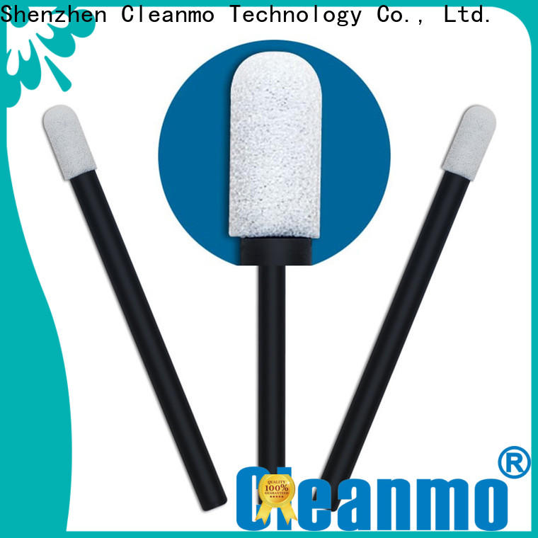 high quality foam mouth swabs small ropund head supplier for excess materials cleaning