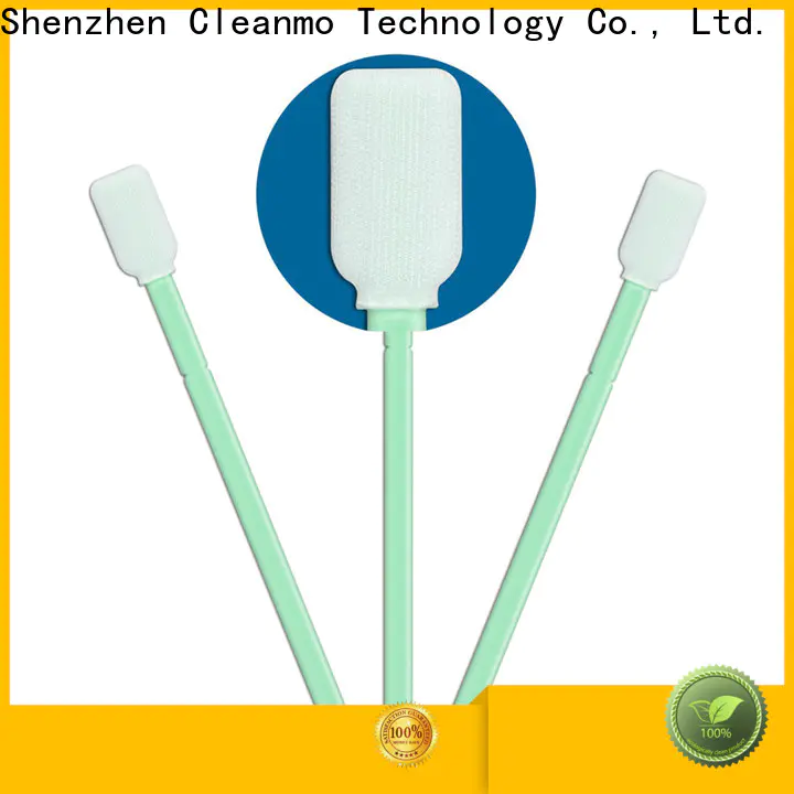 Cleanmo compatible fiber optic cleaning swabs wholesale for general purpose cleaning