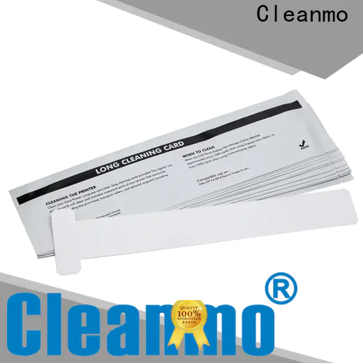 Cleanmo blending spunlace zebra cleaning card factory for ID card printers