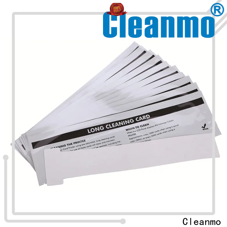Cleanmo Aluminum Foil printer cleaning supplies wholesale for Evolis printer