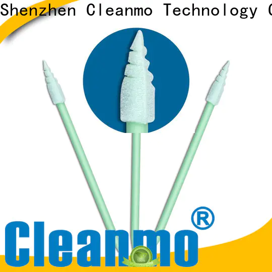 Cleanmo small ropund head swab brush wholesale for excess materials cleaning