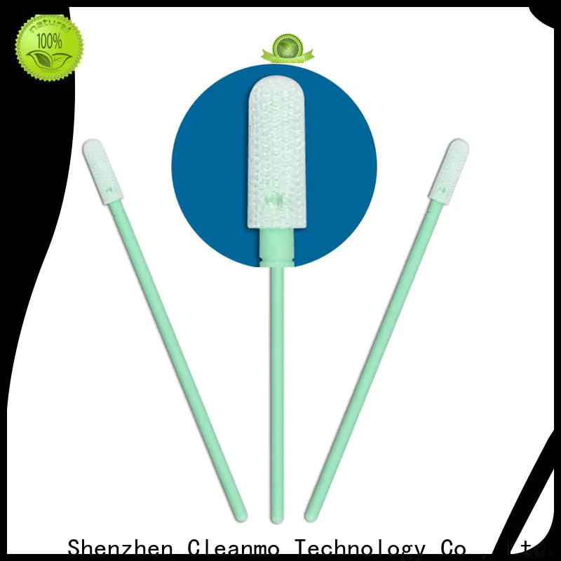 Cleanmo good quality dacron polyester swabs supplier for microscopes