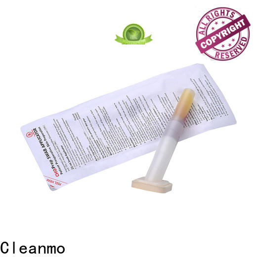 Cleanmo long plastic handle with 2% chlorhexidine gluconate sterile applicators supplier for surgical site cleansing after suturing