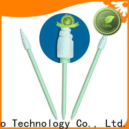 Cleanmo green handle dental swabs manufacturer for Micro-mechanical cleaning